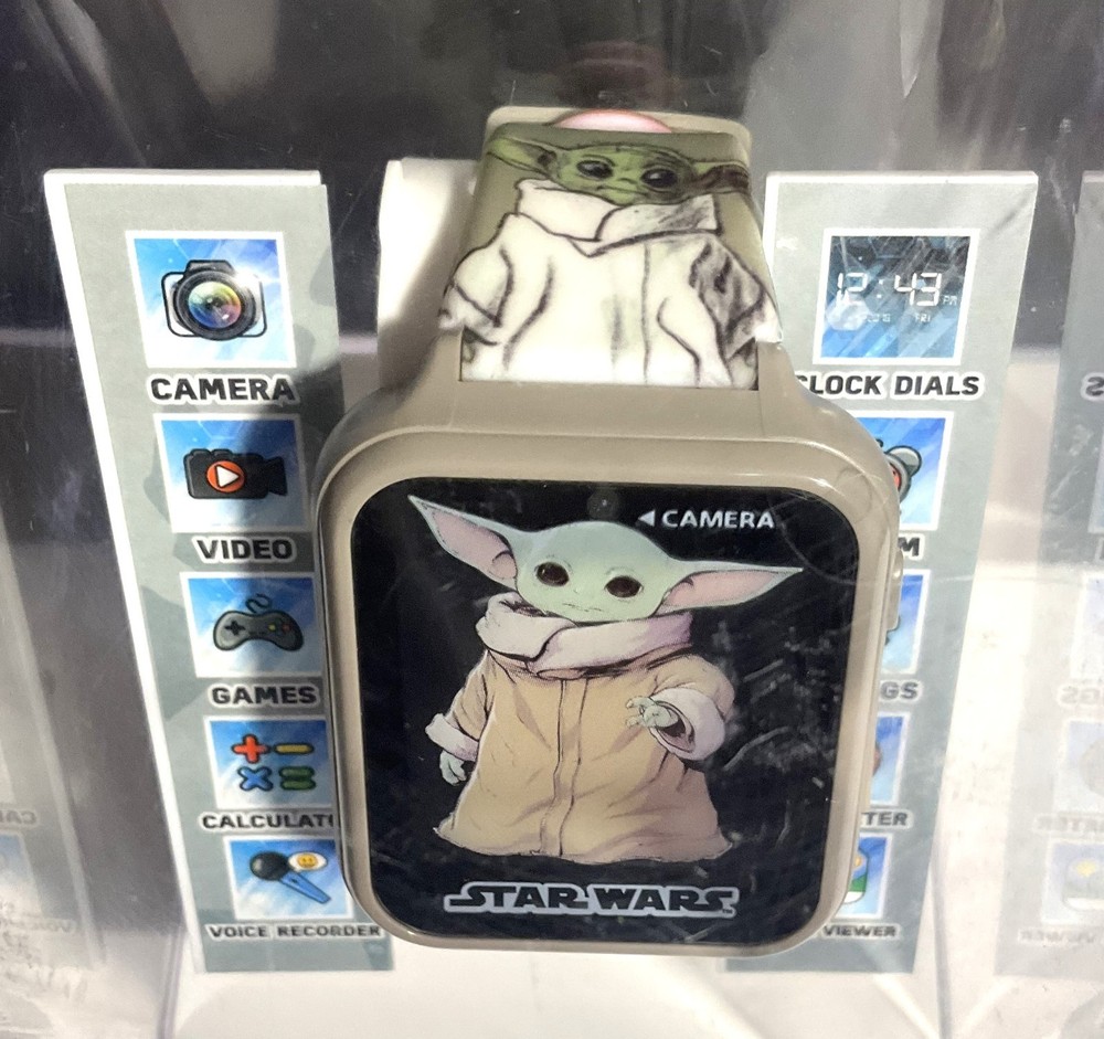 Star Wars Mandalorian Touch Screen Interactive Watch with Camera & More - NEW