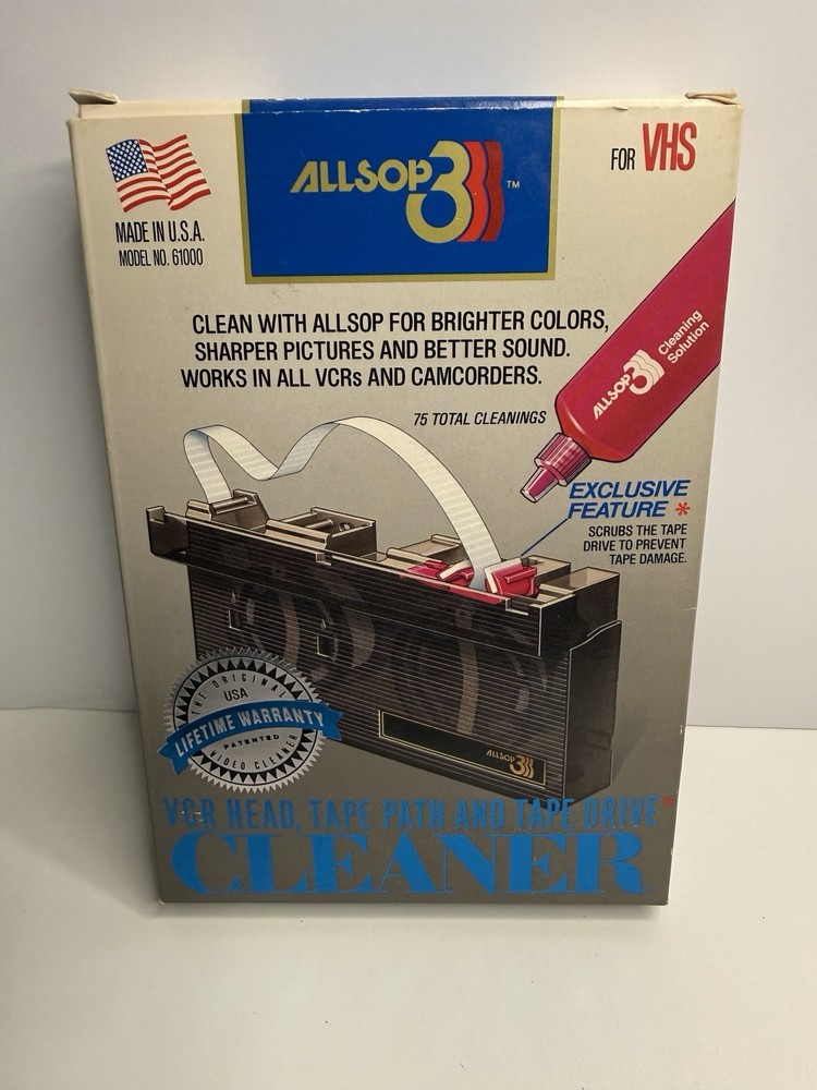 VHS Head Cleaner Also