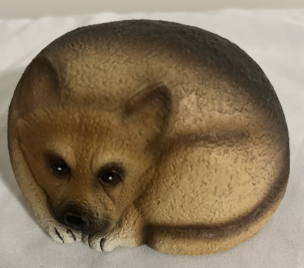 German Shepard Wooden Figurine