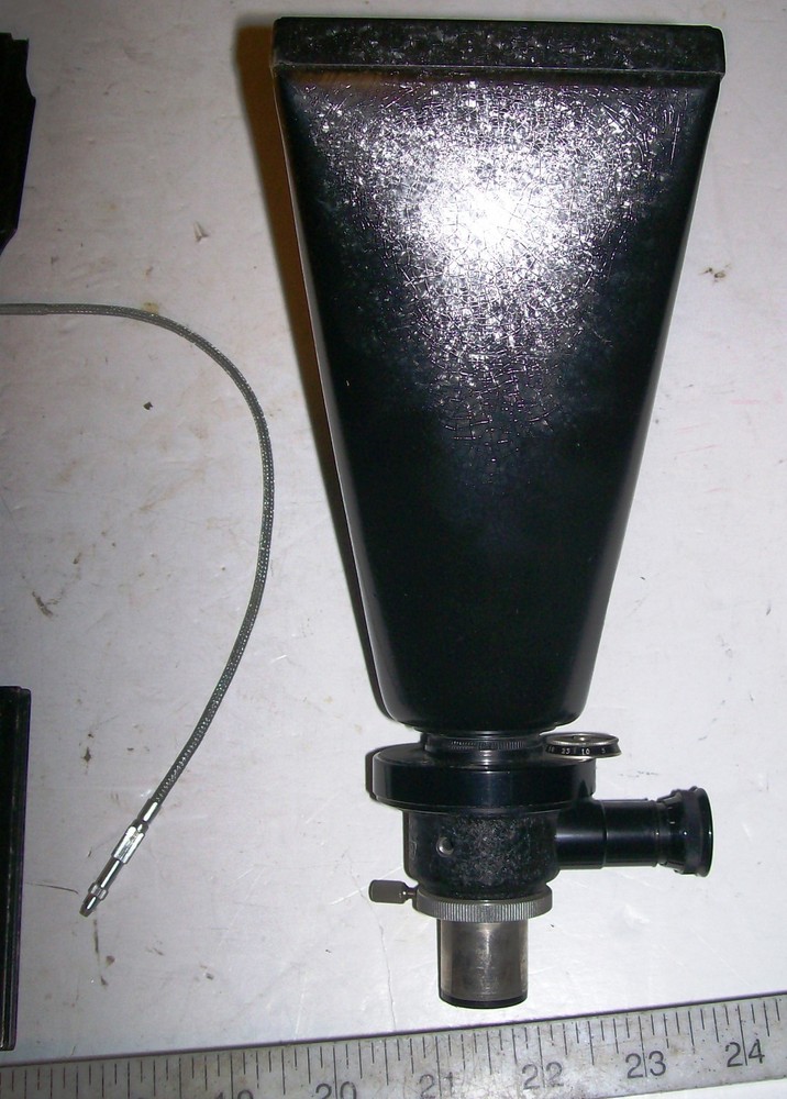 RARE LEICA E. LEITZ WETZLAR MEDIUM FORMAT MAKAM IX MICROSCOPE CAMERA wOB GERMANY