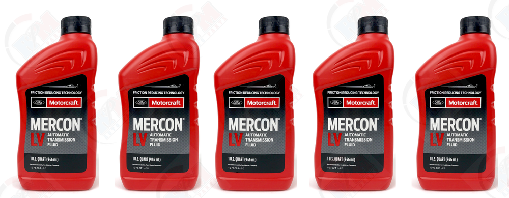 5 Quart's Motorcraft Mercon LV Automatic Transmission Fluid - XT10QLVC