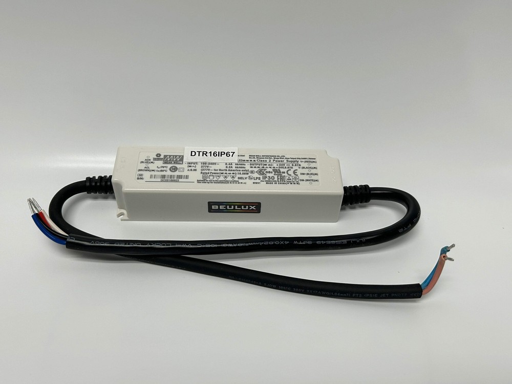 No Box Beulux DTR16IP67 16W Constant Current Mode LED Driver