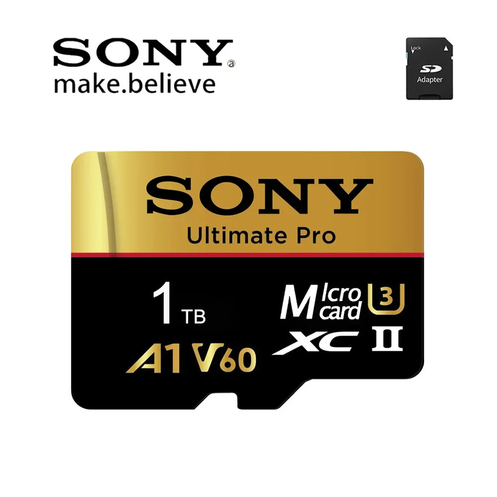SONY Micro SD Card 2TB 512GB 256GB 128GB TF Memory Card Extreme 1TB U3 4K High