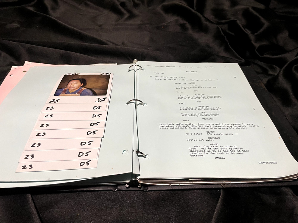 Northern Exposure Script with Cast Polaroids - Grand Prix