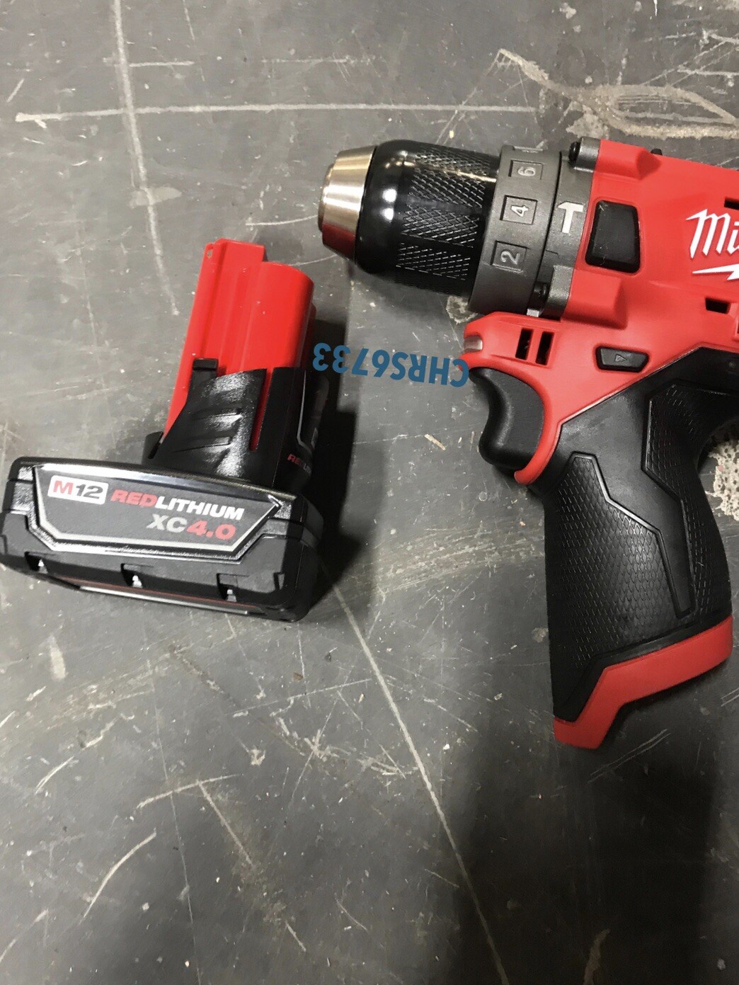 New Milwaukee 2504-20 M12 12v FUEL 1/2" Brushless Hammer Drill 4.0 Battery