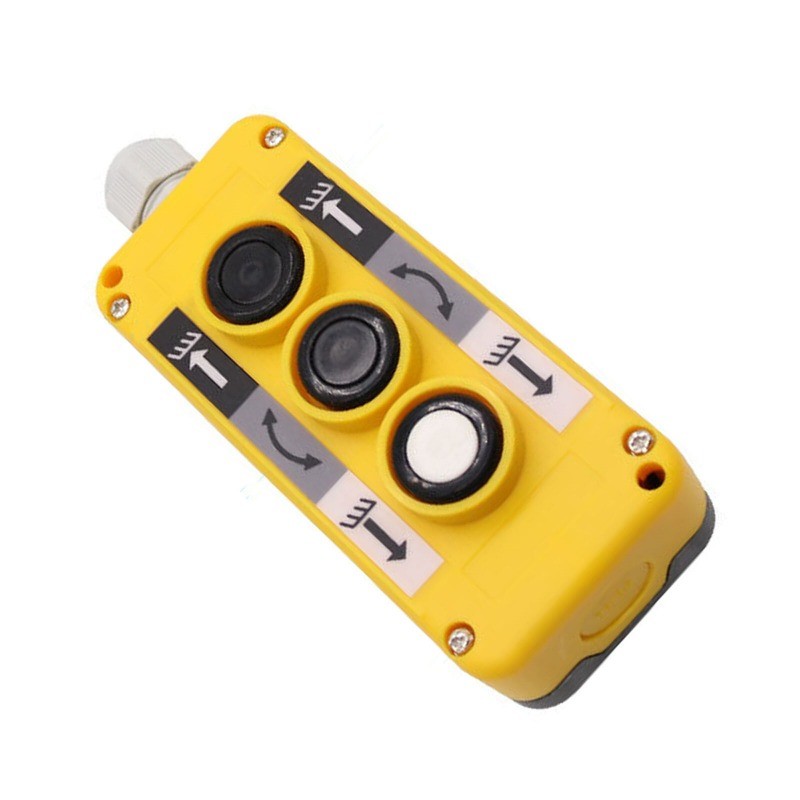 Crane Trailer Hoist Push Button Switch 3 Button Industrial Remote Control USA