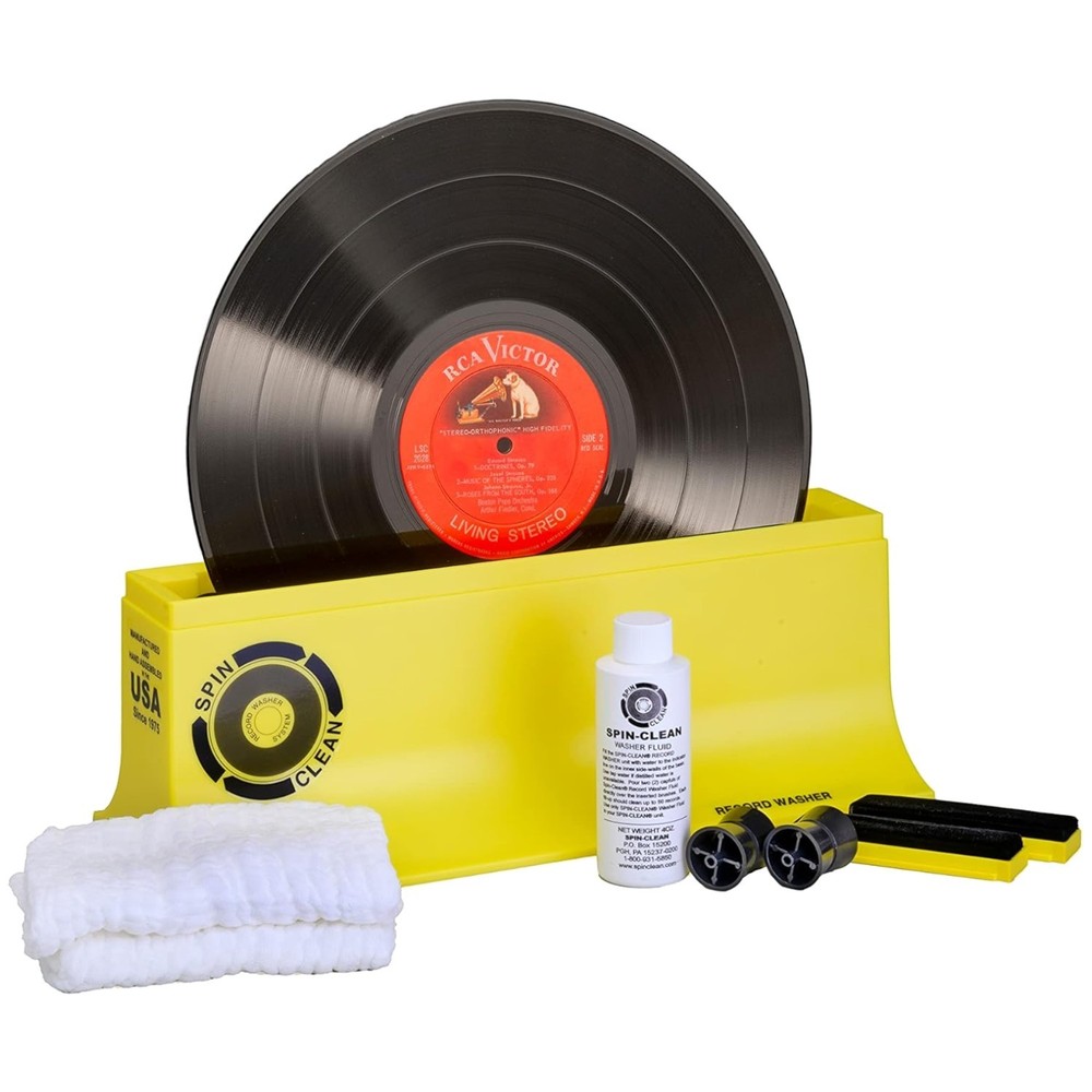 All-Inclusive Record Cleaning Solution | Easy-to-Clean Basin