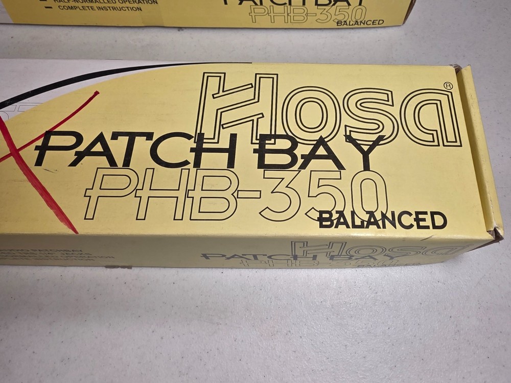 Hosa PHB-350 Balanced 48 Point Patch Bay
