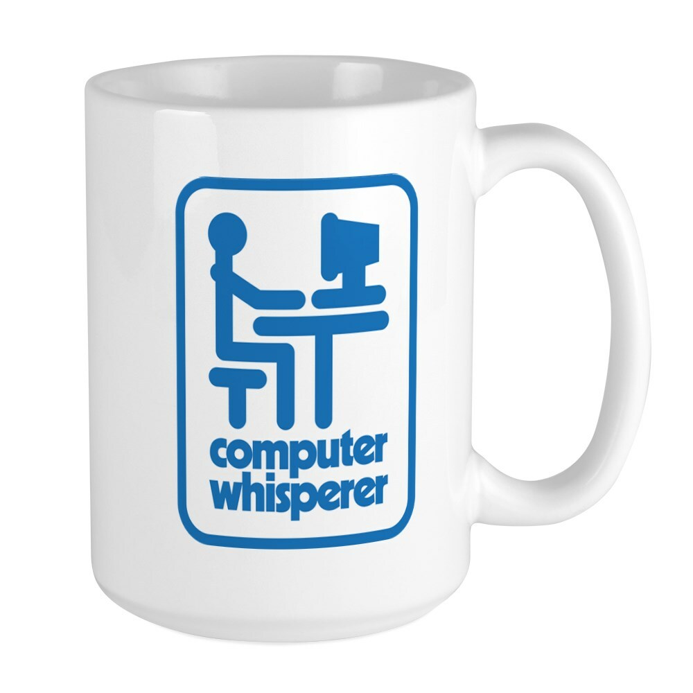 CafePress Computer Whisperer Large Mug (238699132)