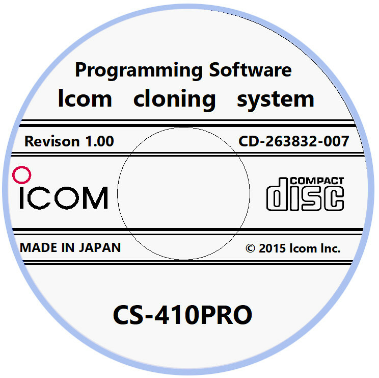 Icom CS-410PRO Rev. 1.00 Cloning (Programming) Software for Icom IC-410PRO