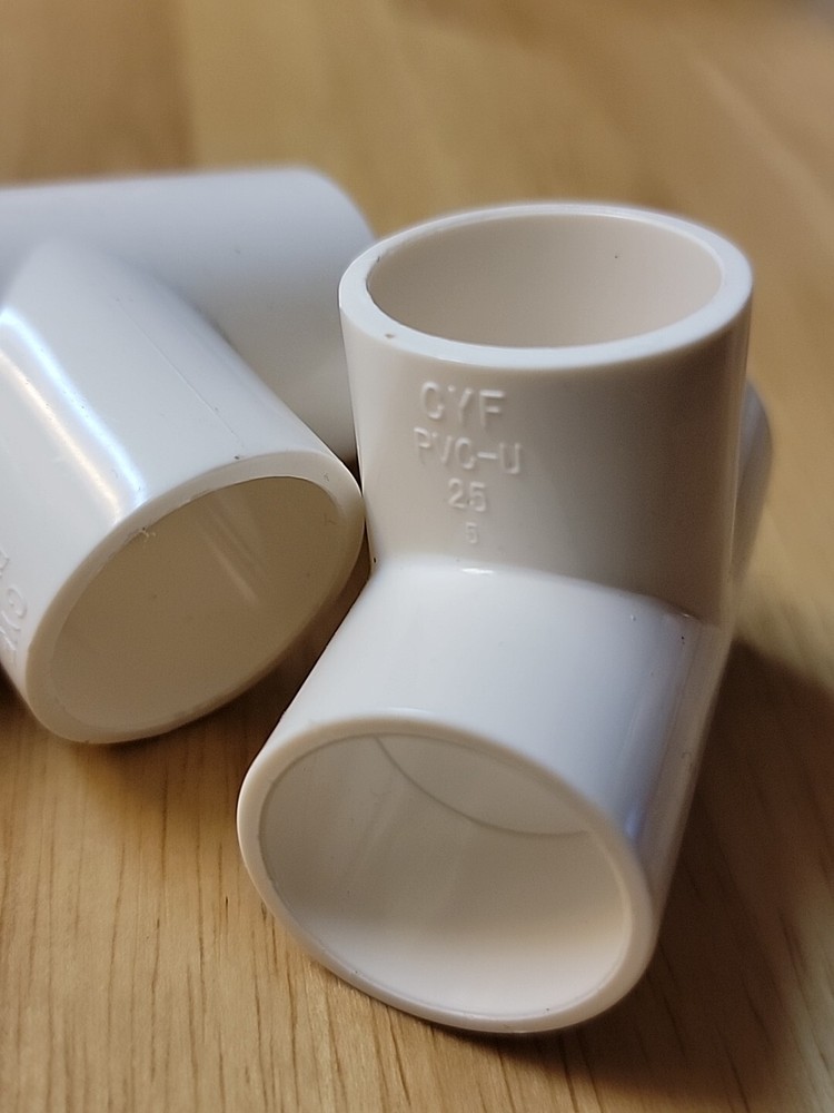 PVC-U 25mm 1' Tees 9 Pack