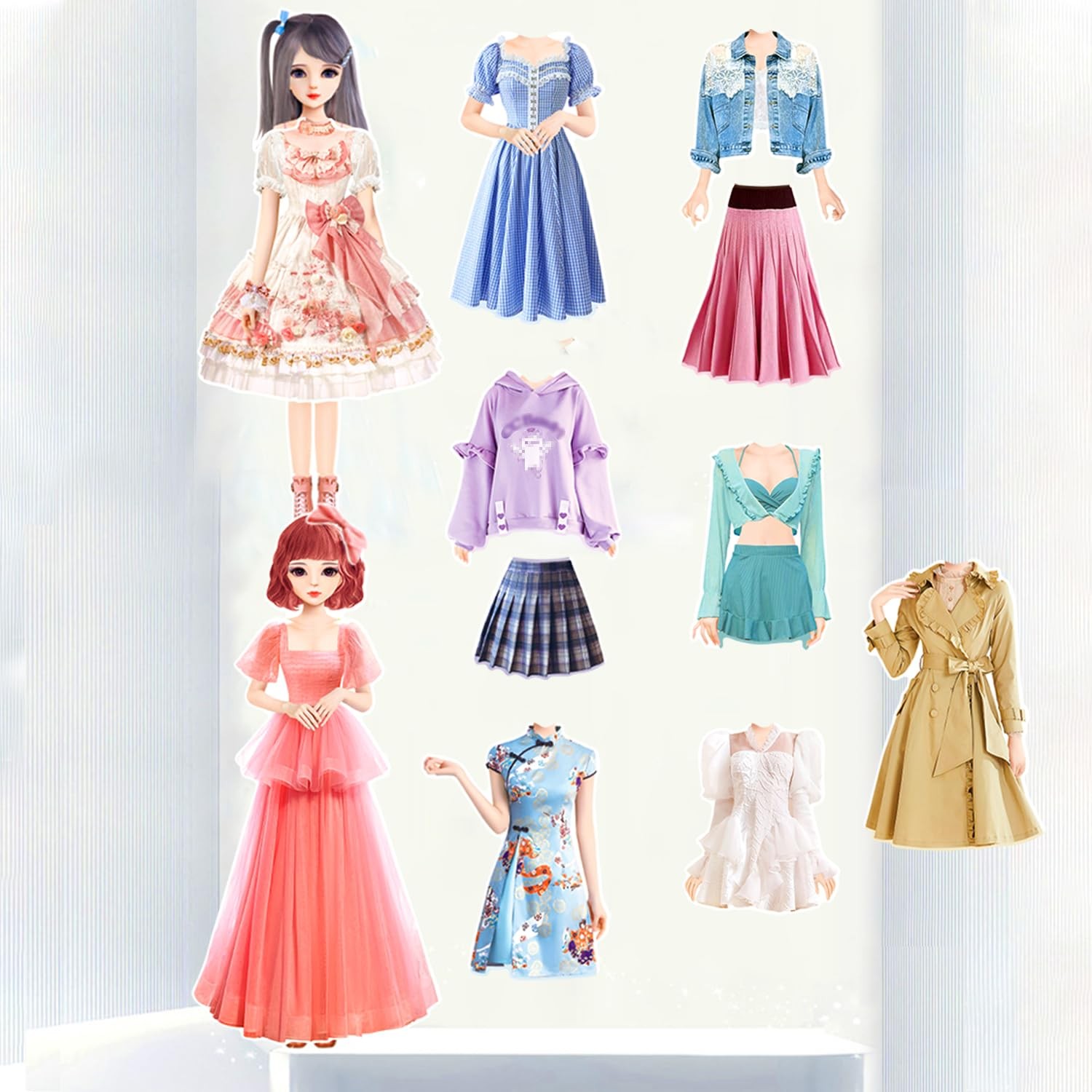 Magnetic Dress Up Dolls Magnetic Doll Dress Up Kits Magnetic Paper Dolls Pret...