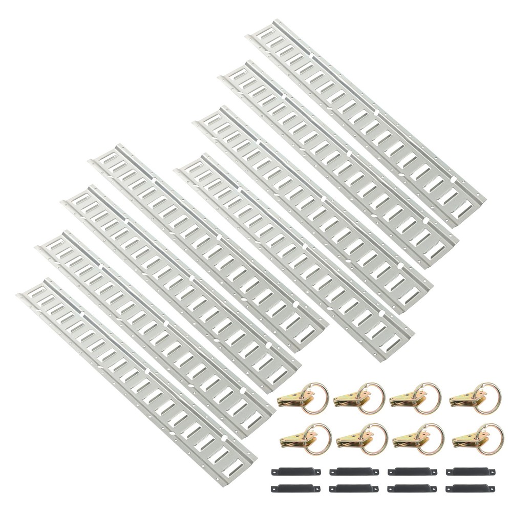 LABLT Heavy Loads 24 Pack 3' E Track Tie Down Rail System For Trucks Trailers