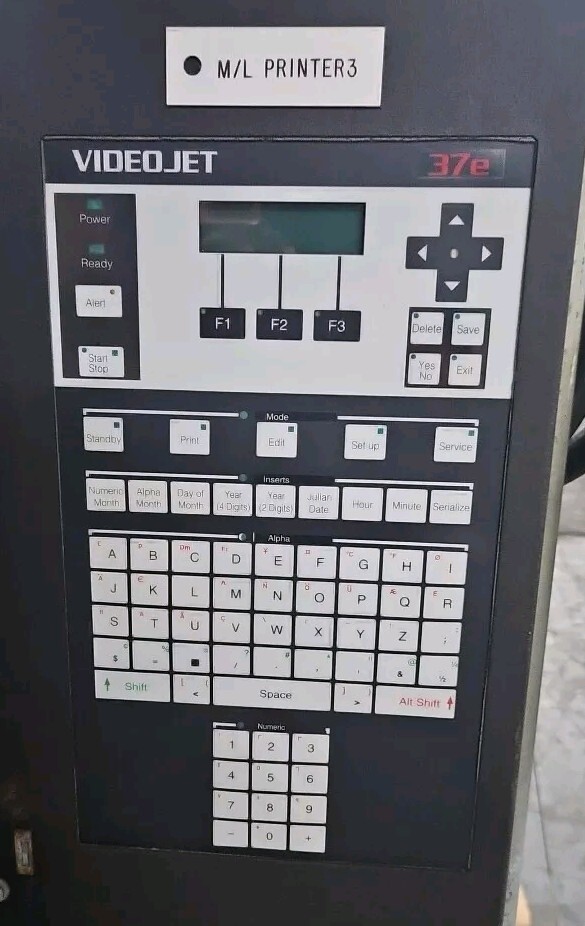 Videojet 37e Ink Jet Coder Printer - In EXCELLENT Condition, Clean & Tested!