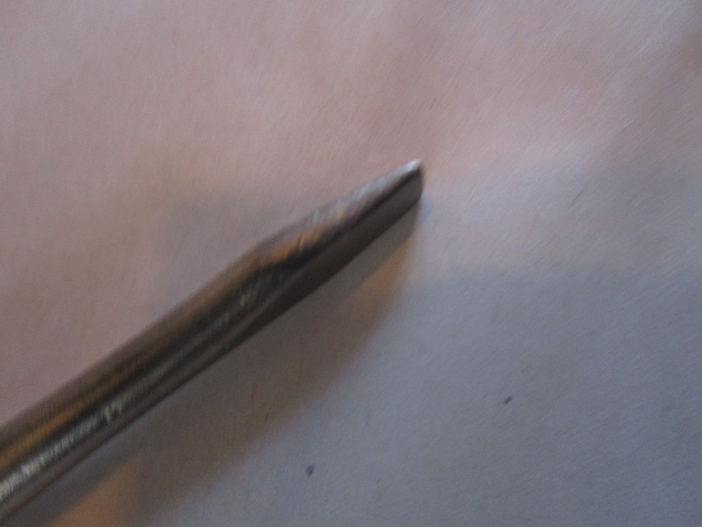 Antique Split Wood Perfect Handle Small Screwdriver, Flat Head, 4", Germany