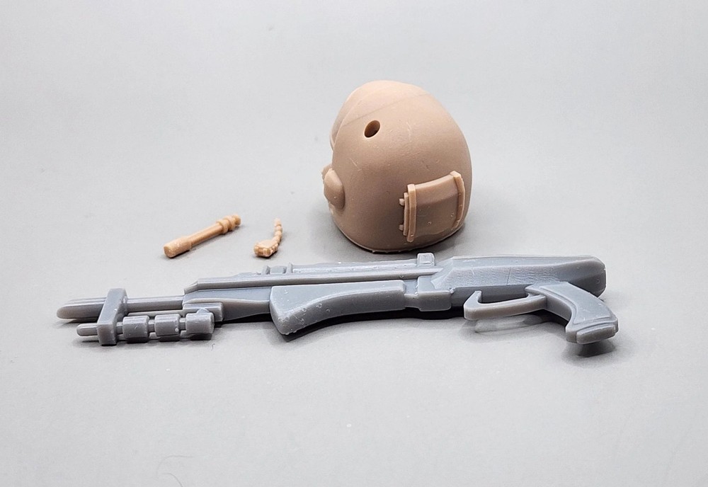 Battle force 2000 Dee-Jay Head, Mic, and Antenna - 1/12 scale