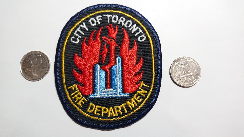 Toronto Fire Department Ontario Patch Badge Crest