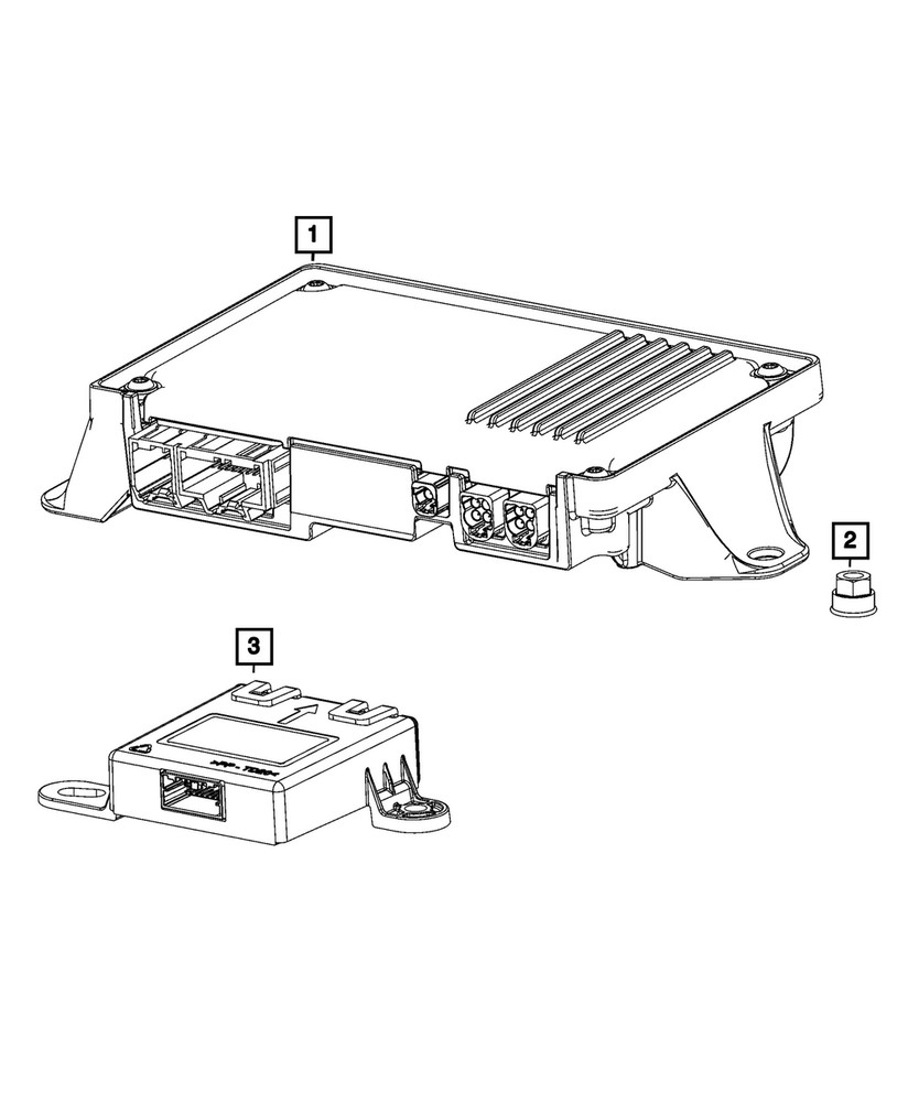 Genuine Mopar Park Assist Module 68600084AE