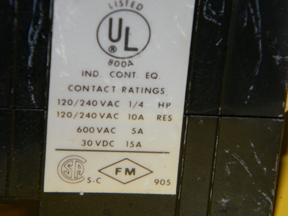 AGASTAT 7012BF TIMIMG RELAY