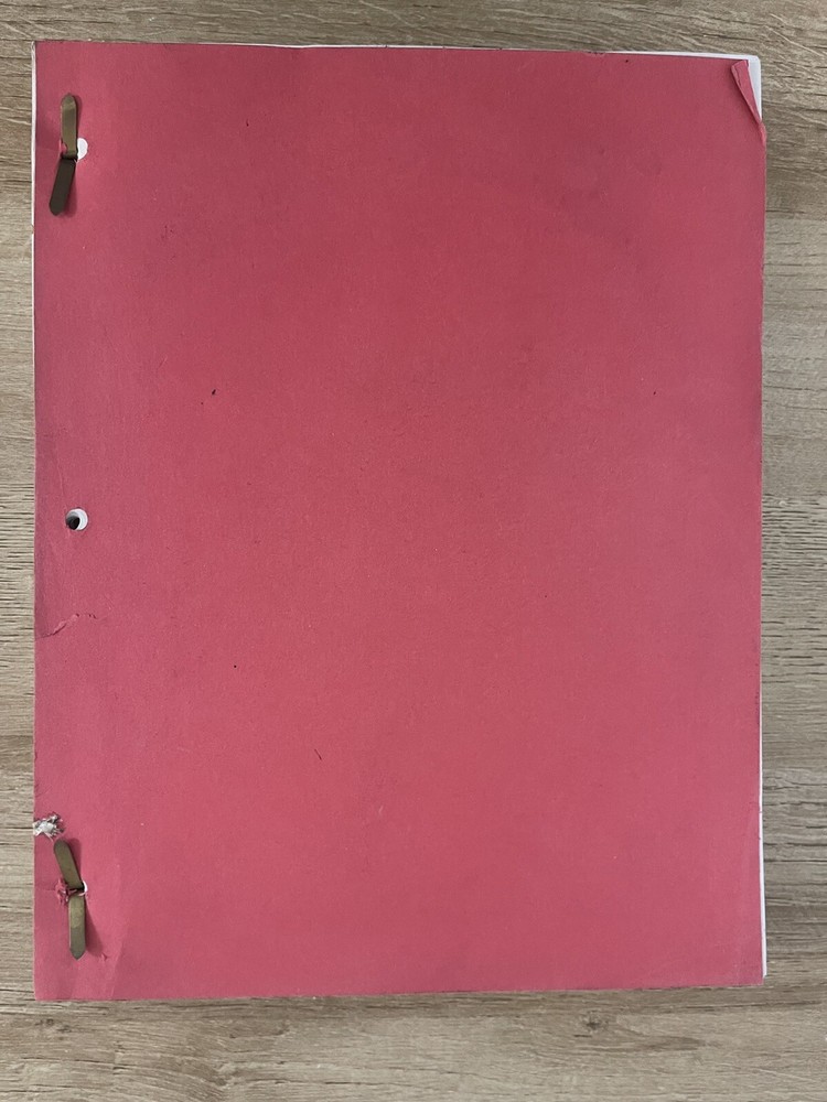 59th ACADEMY AWARDS Production Script Original Oscars - FINAL DRAFT 1987