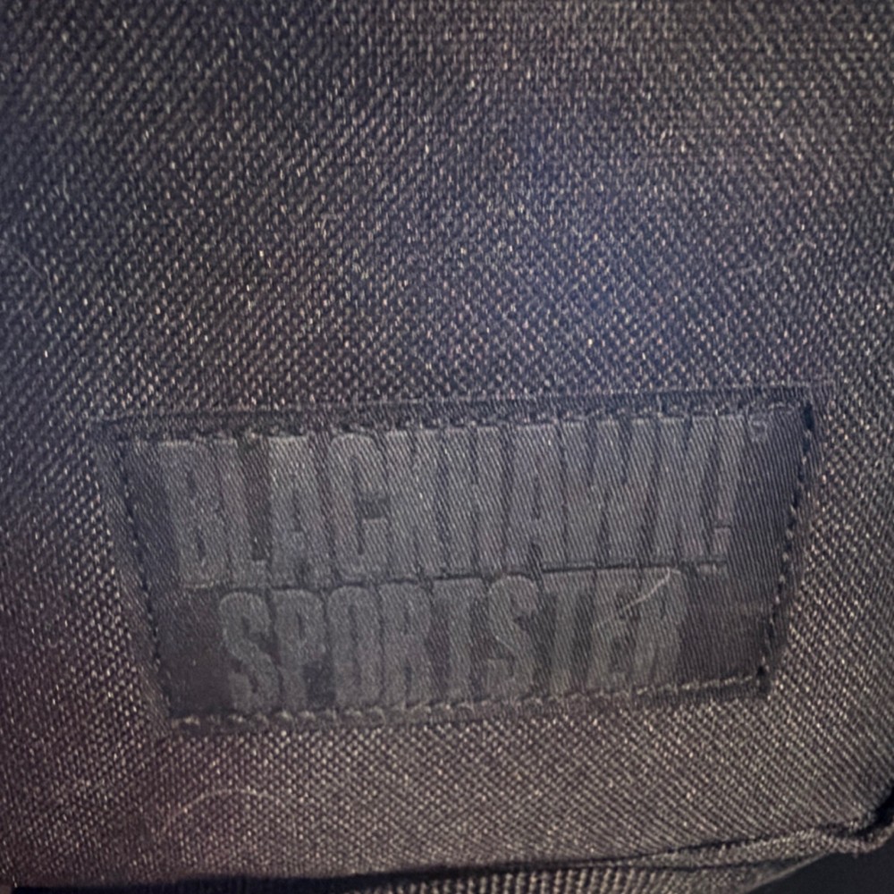 BlackHawk! Black Tactical Gear Bag, Zip Closure, External Pockets