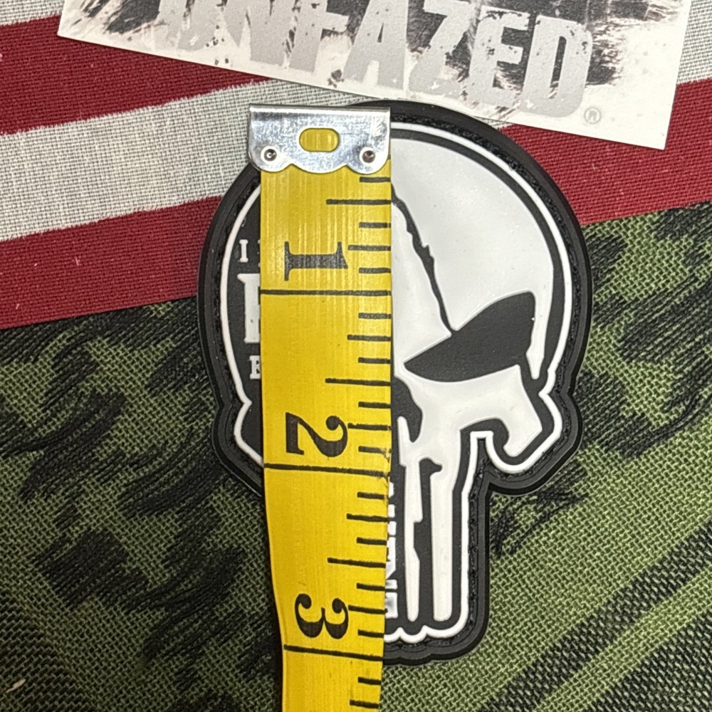 PvC 3D Punisher: Be Careful… Morale Tactical Hook And Loop Patch High Quality