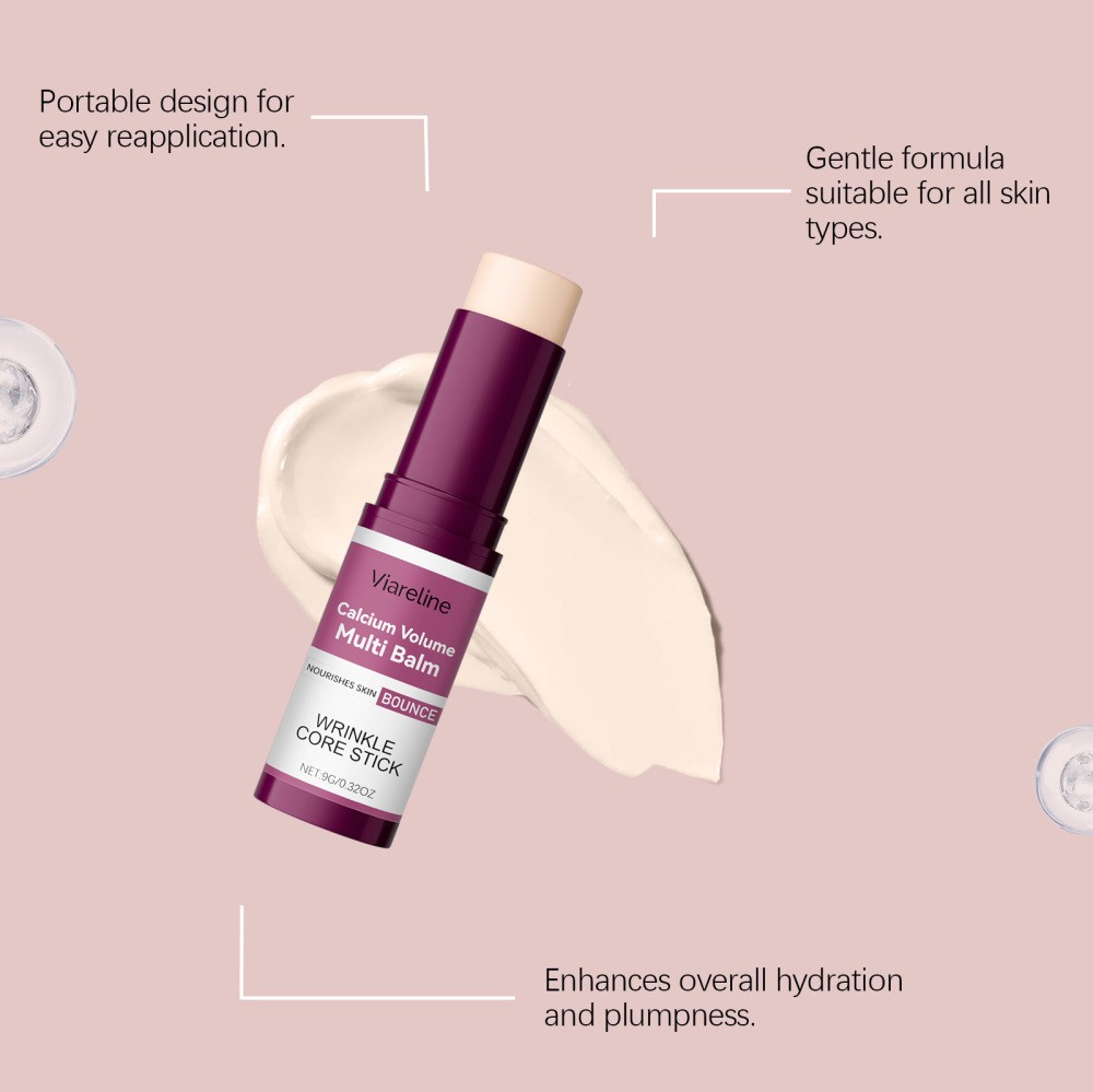 2Pack Calcium Volume Multi Balm Wrinkle Core Stick Collagen Moisturing Stick