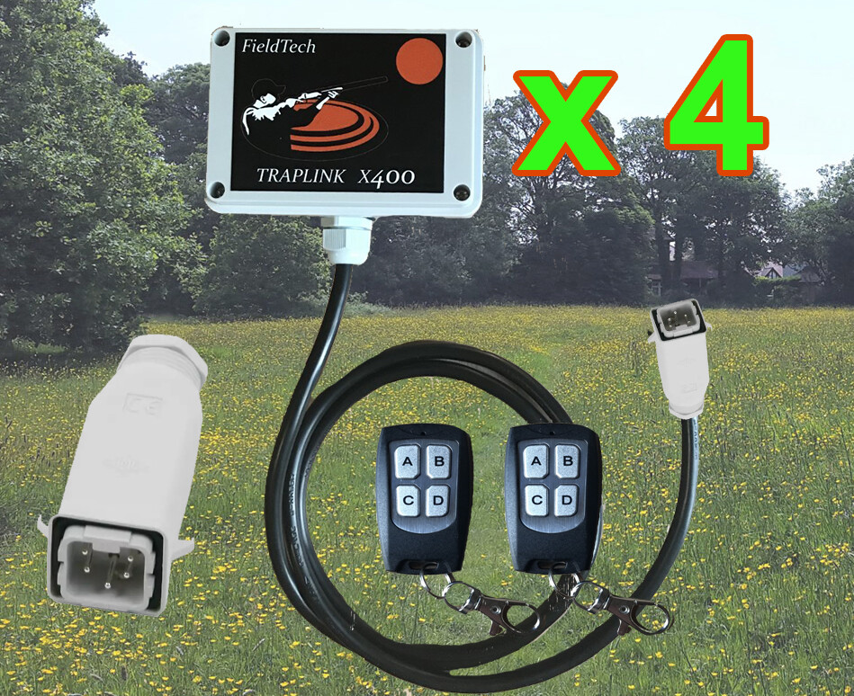 LAPORTE 4 CHANNEL - WIRELESS REMOTE CONTROL, CLAY PIGEON TRAP RELEASE.