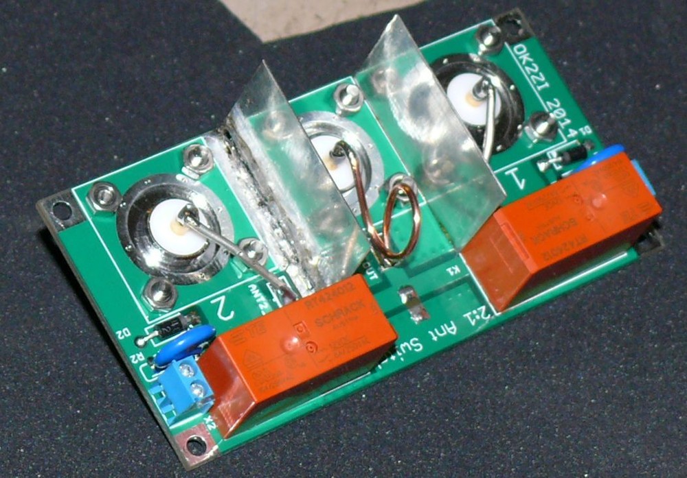 PCB 2:1 for remote antenna switch DIY cheap SO-239 PCB high quality
