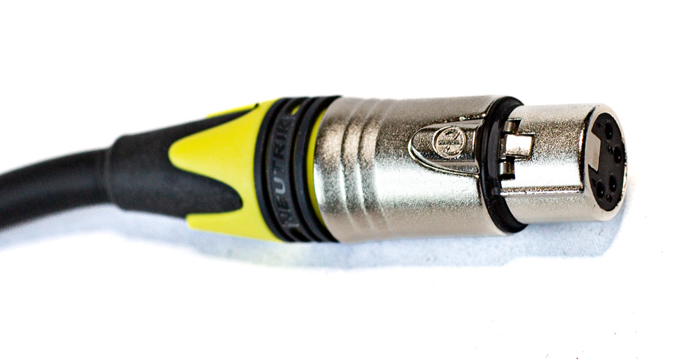 12V DC High Current Camera/Light Power Cable Neutrik 4Pin XLR cable