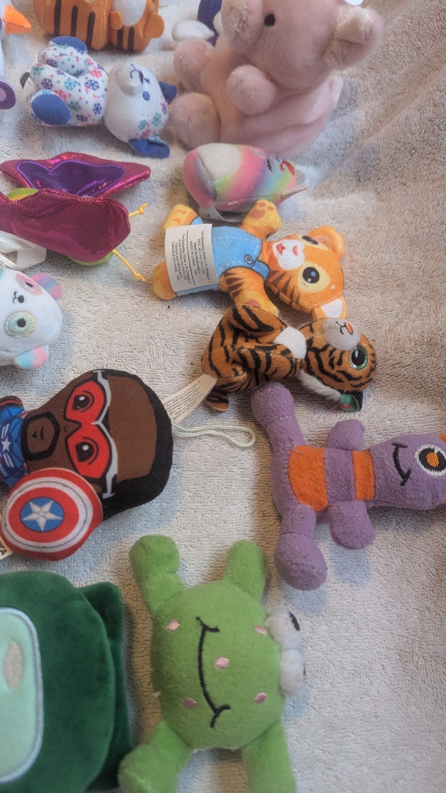 Plush Stuffed Animals Mixed Lot Of 18 Plush Miniature 6in