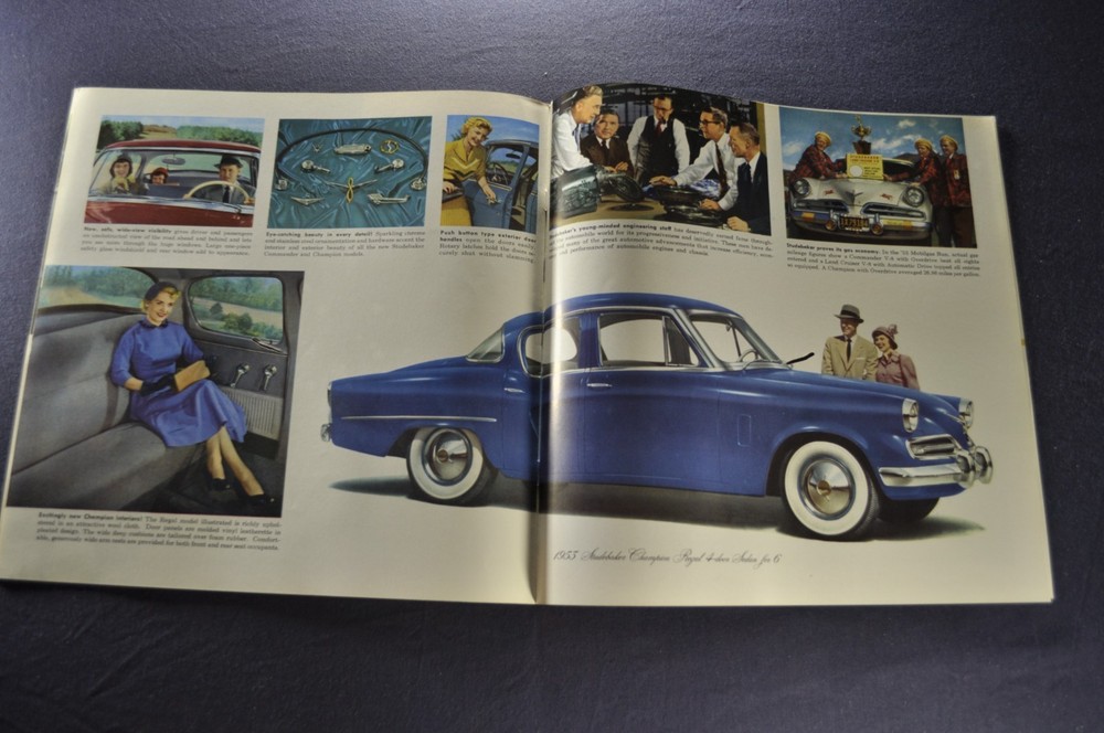 1953 Studebaker Brochure Commander Starliner Champion Starlight Coupe (Hole)