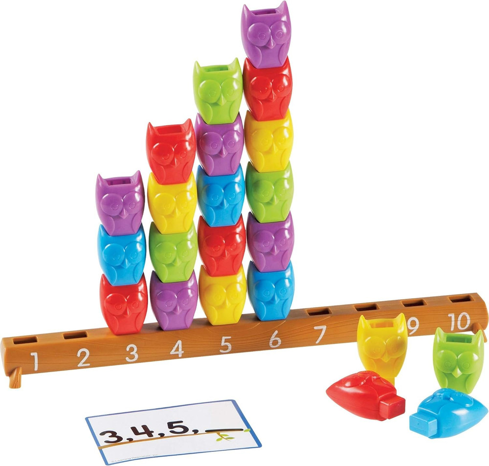 1-10 Counting Owls Activity Set, Counting & Sorting Toys, Math Game, Fine Motor