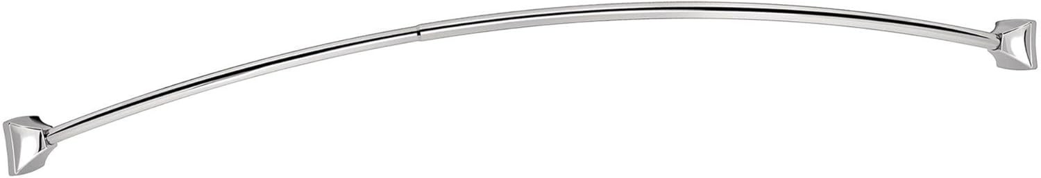Moen CSR2164CH 60" -72" Wall Mount Adjustable Curved Shower Rod in Chrome