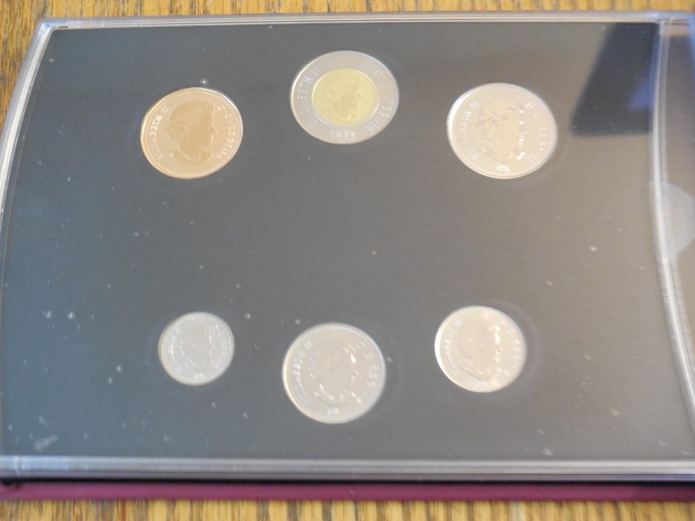 2014 Canada Specimen 6 Coin Set With Box & COA - Ferruginous Hawk