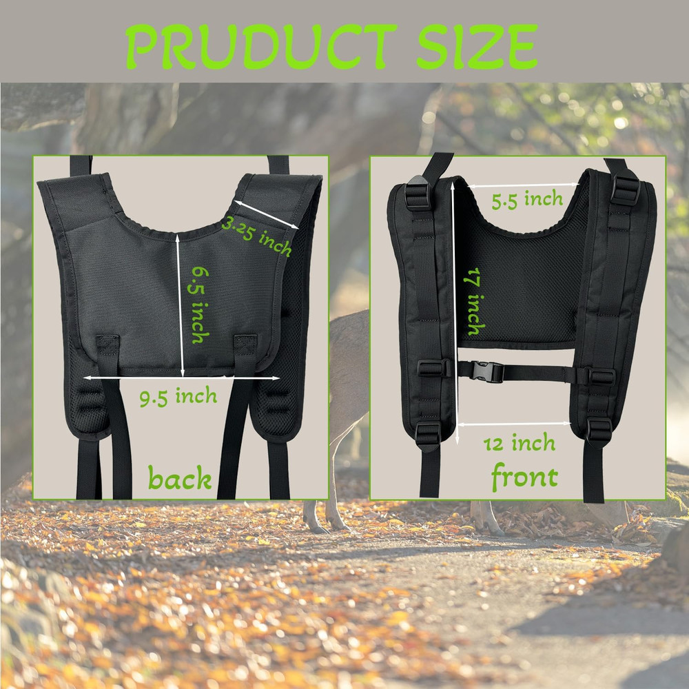 Lightweight Universal Tree Stand Transport Backpack with Adjustable Straps