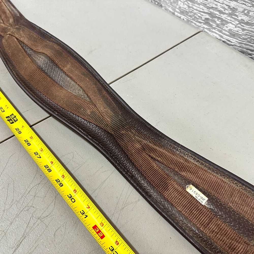 Leather Contour Hunter Girth 46”