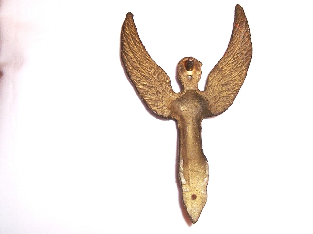 Antique Architectural Salvage Brass Winged Sphinx