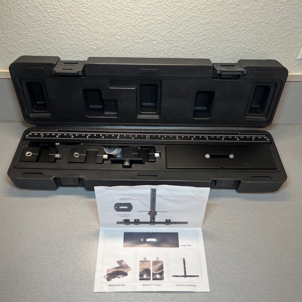 Cabinet Hardware Jig, Aluminum Alloy Pull Install Template Tool Handles & Pulls