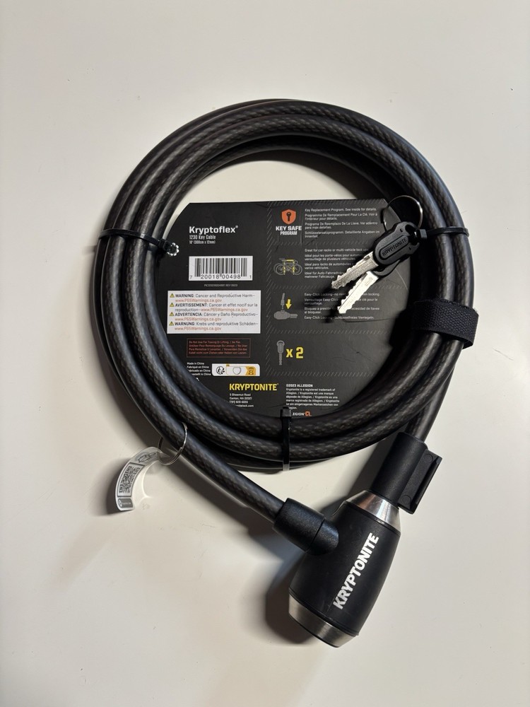 Kryptonite KryptoFlex 1230 Key Cable 10ft Length