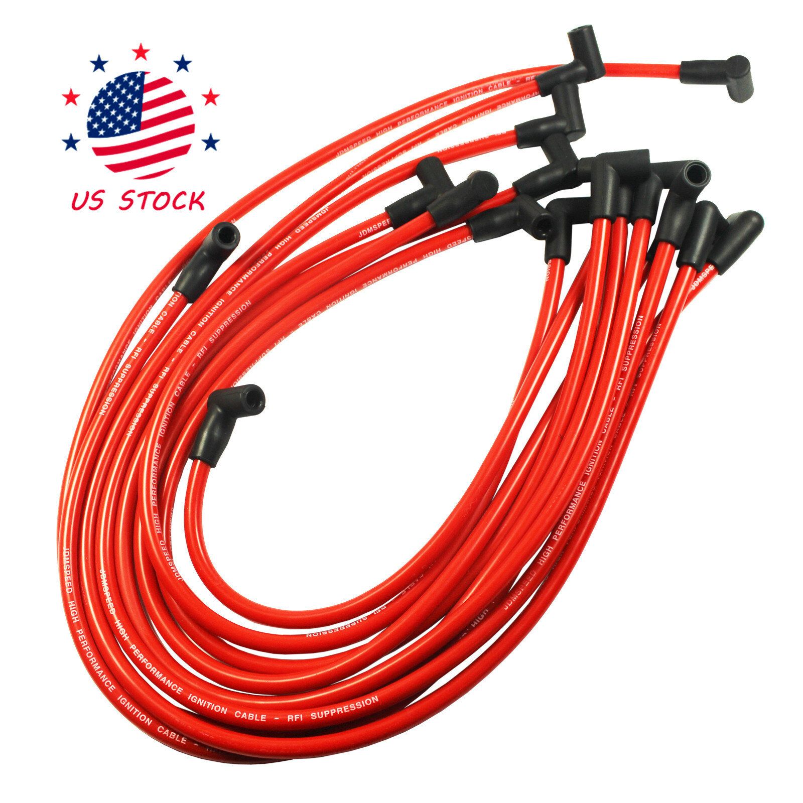 10.5 MM High Performance Spark Plug Wire Set HEI SBC BBC 350 383 454 Electronic