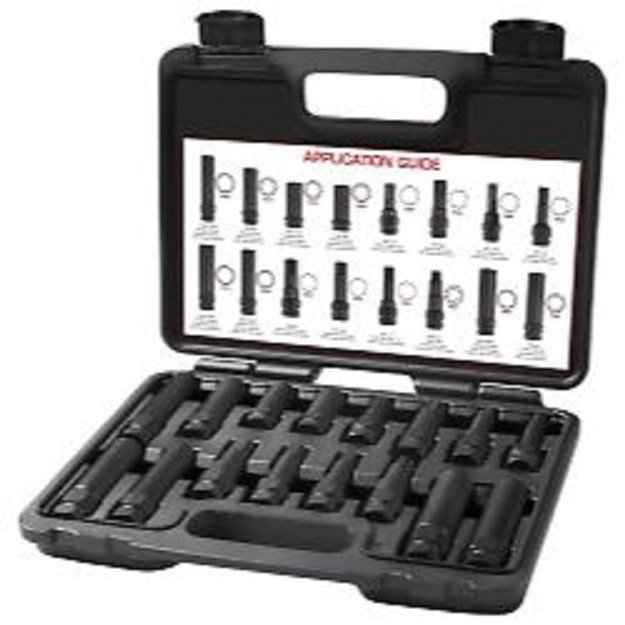 Steelman Universal Wheel Lock Locking Lug Master Key Socket Set Assortment