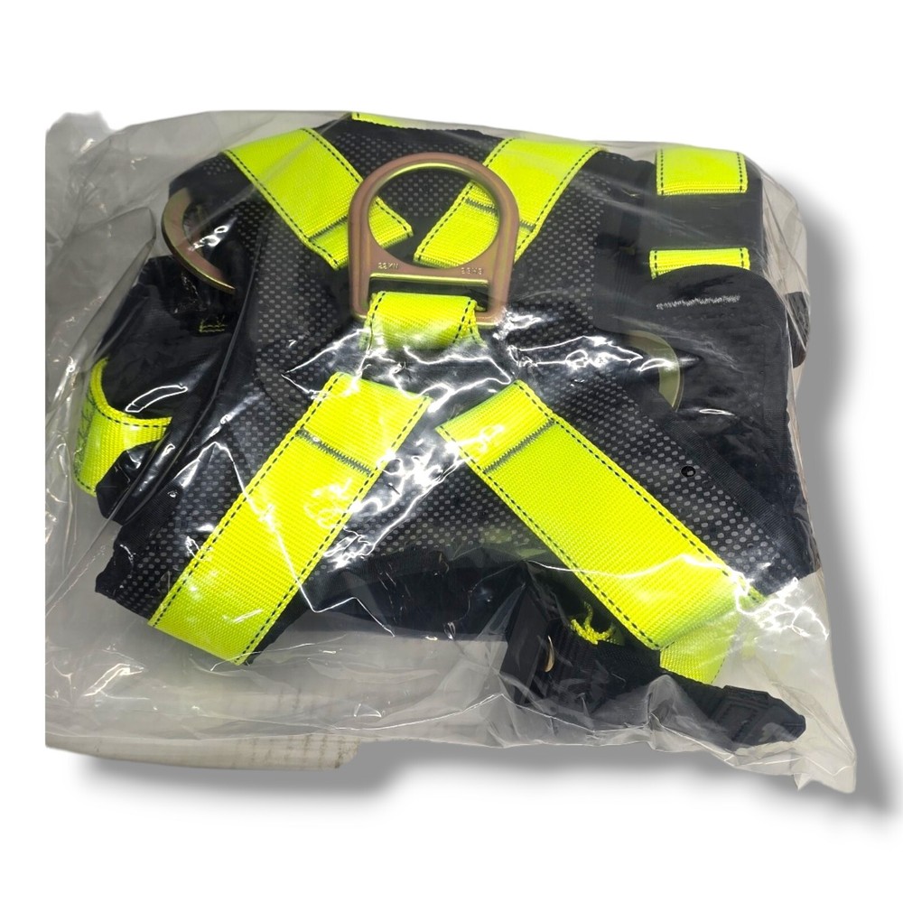 Safety Harness 3D Ring grommets Fall Protection Back Support Peak Catcher