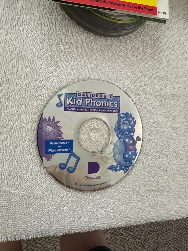 Kid Phonics 1994 Davidson & Associates - Windows & Macintosh