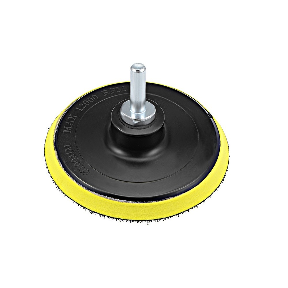 2pcs 4" Hook Loop Backing Pad Sander Polisher Sanding Pad M10 Drill Adapter
