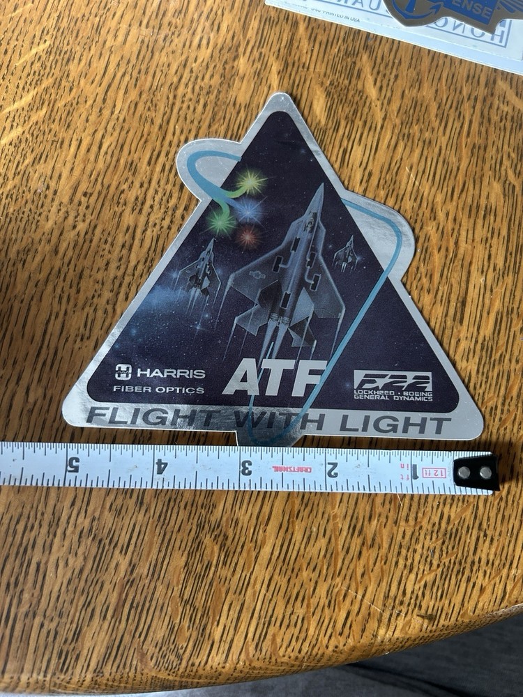 ATF Flight With Light - Sticker