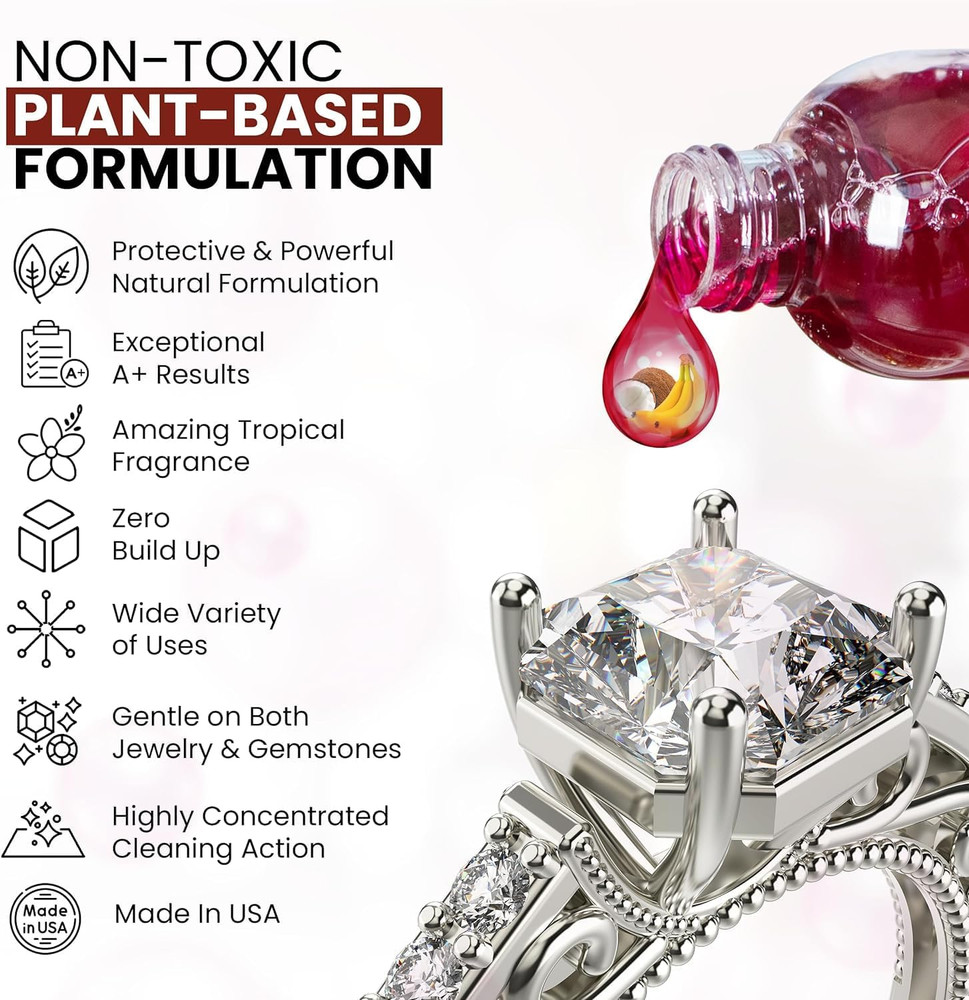 Ultrasonic Cleaner Solution Concentrate - Highly Concentrated All Purpose Cleani