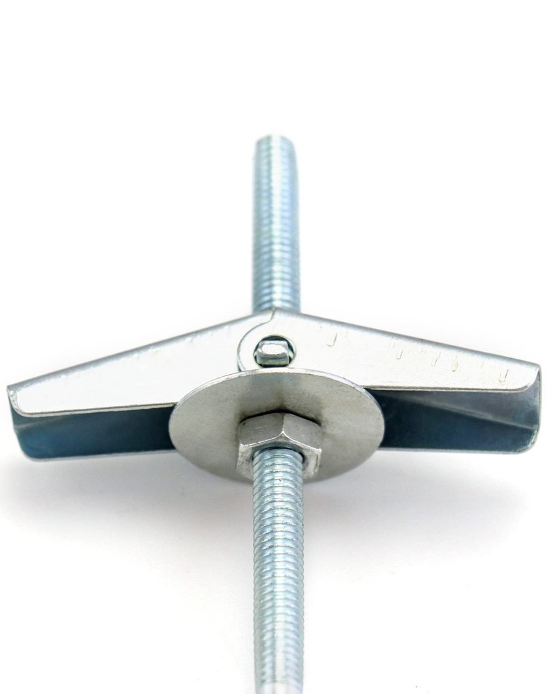 QWORK Ceiling Hooks, 12 Packs 3-9/16" Spring Toggle Wing Bolts Wall Fixing...