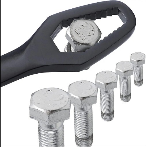 Double-Ended Adjustable Wrench - 5/16-7/8 Inch Multifunctional Universal