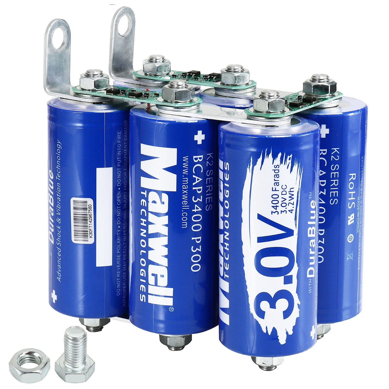 Maxwell 18V 566F Super Audio Capacitor Battery 6pcs 3V 3400Farads solar battery